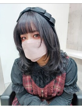 パープル(purple) ガーリーブラック