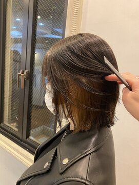 ルクール(Le Coeur) ブリーチなしのインナーカラー【眞部】