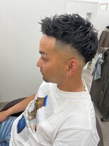 美容室 リズヘアー 稲毛店(Riz hair) ツーブロック刈り上げメンズロックショート　[稲毛/稲毛駅]