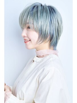 ユニックス ららぽーと新三郷店(UNIX) 30代40代50代丸みショート[メンズライク/ハイトーンカラー]