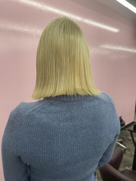 キジ(KIJI) ブロンドヘア ※ブリーチ詳細はブログまで