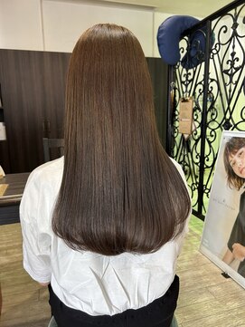マイ ヘア デザイン 岡崎(MY hair design) 前髪/マチルダボブ/ピンクベージュ/インナーグレージュ/岡崎