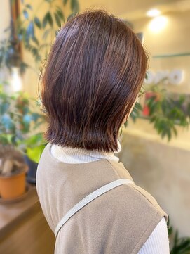 アルトル 池袋(altru) 大人かわいいピンクブラウンが映えるミディアムボブ