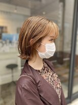 シュク 高円寺(SYUK)&nbsp;SYUK kazu 【高円寺 顔まわりカット 髪質改善 ハイライト 】