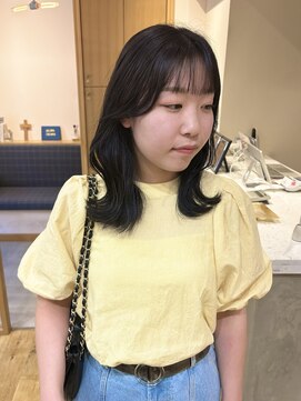 スムーク(smuk) 【smuk/スムーク】ミディアムボブ/透明感カラー／グレージュ