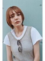 プランタン(hair garden PRINTEMPS byflammeum) 愛されウルフボブ×ライトブラウン【海老名】