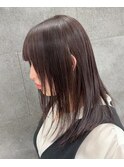【Geek春日井】レイヤーカット×チェリーブラウン《担当 篠原》