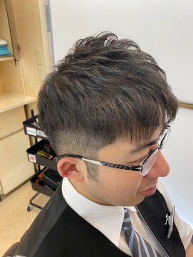 オオノ イキ堂島店(ONO) シャドーフェード×ポイントパーマ