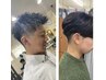 【岡部指名】カット＋メンズパーマ（毛流れ、部分）￥10000ご新規様＋￥1000