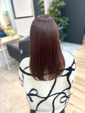 アグ ヘアー ミロ 本厚木店(Agu hair milo) レッドブラウン×ULTOWA〇本厚木