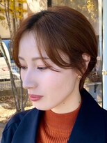 ニュイ(NUIT)&nbsp;ダブルカラーミルクティーベージュカラーケアブリーチ韓国ボブ