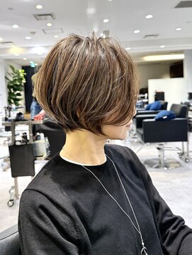 バンプ ギンザ(BUMP GINZA) 30代/40代/50代◎絶壁解消/白髪ぼかし/大人小顔ショート【湯本】