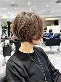 30代/40代/50代◎絶壁解消/白髪ぼかし/大人小顔ショート【湯本】