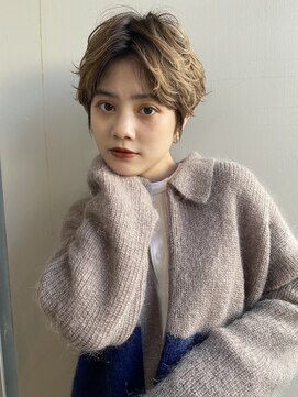 ブラウヘアアンドケア(care) パーマ×ショート
