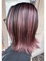 トリニティ(trinity)&nbsp;アンブレラカラー・ピンクベージュ・ブリーチカラー【豊見城】