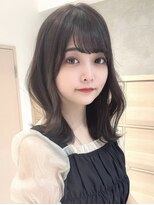 ティア(Tia.)&nbsp;縮毛矯正/髪質改善トリートメント/ミディアムヘア/グレージュ