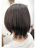 柔らかさ◎ くびれグレージュヘア