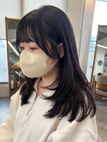 ポーチバイハニー オモテサンドウ(PORCH by HONEY omotesando)&nbsp;レイヤーカット　小顔カット　ブルーブラック　髪質改善　美髪