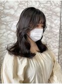 ダークモカカラー×ミディアムレイヤー