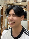 マッシュパーマ/前髪パーマ/センターパート/20代30代40代
