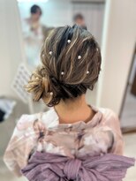 ホワイト 東京新宿店(White) お祭りサイドお団子ヘア♪