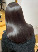 ツヤ髪ロング 黒髪 うるつやストレート 髪質改善 20代