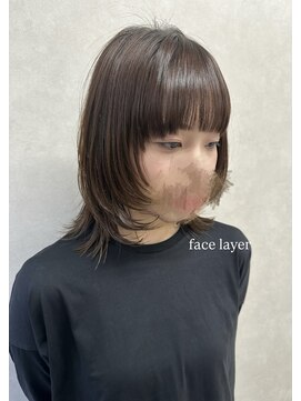 ロウ 札幌(ROW) フェイスレイヤー/レイヤーカット/レイヤーボブ/韓国スタイル