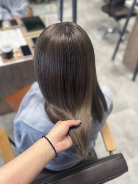 リンクエン(Link enn) 【グレージュ】ブリーチカラー