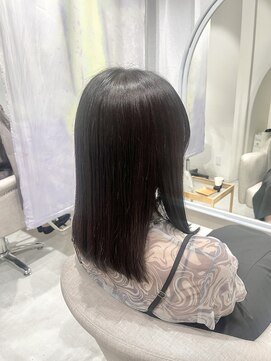 ダークグレージュ×ミディアム