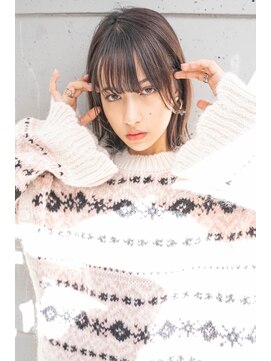 レゴ(REGO) #小顔黒髪クラゲヘアーオリーブグレーココアベージュ