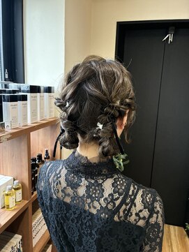 卒業式 成人式 結婚式お呼ばれヘア