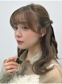 韓国風レイヤーカット髪質改善ダブルカラーハッシュカット