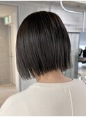 グレージュ/ボブ/船橋/くすみベージュ/細めハイライト