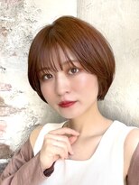 アフロート ルヴア(AFLOAT RUVUA)&nbsp;『岩田莉奈』40代50代お洒落な白髪染ショートボブ新宿ケアカラー