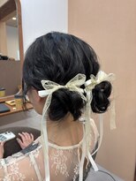 カセット(cassette.)&nbsp;結婚式参列ヘアセット/ツインテール/ゆるふわセット