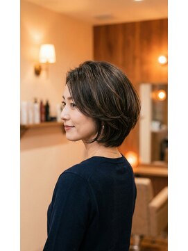 クライムヘアー(Climb hair) 【30代～60代にオススメ】ミセスエレガントショートボブレイヤー