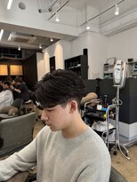 アロー 船橋店(AROH) 刈り上げセンターパート/波巻きツイストスパイラル/船橋