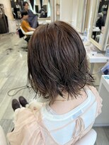 クレス 武蔵浦和店&nbsp;ボブパーマ×髪質改善カラー