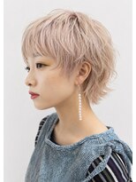 バポス ヘアサロン (BAPOS Hair Salon)&nbsp;ブリーチダブルに薄めアッシュピンク