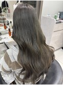 韓国風のくびれ巻きで女性らしい柔らかい雰囲気に仕上げました