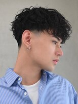 フィフス 渋谷(fifth)&nbsp;外国人Vマッシュ×スペインカール×テーパーフェードで海外ヘア
