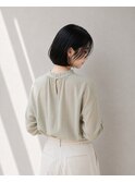 ナチュラルショート×オフブラックカラー
