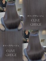 ケー 北千住(K.) 赤み消し*透明感オリーブグレージュ[髪質改善/縮毛矯正/韓国