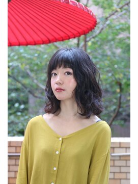 コマ(coma) 【coma中野】フレンチルーズパーマでこなれセミディ