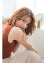 フレイムス ヘアアンドリラックス 吉川店(Frames hair&relax)&nbsp;大人かわいい 伸ばしかけ 小顔 ふわミディ