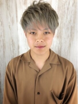 シェルター バイ トウキョウ(Shelter by TOKYO) 【メンズ】Rubik ブリーチONシルバーアッシュ