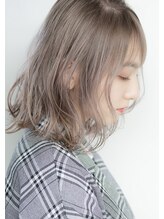 ハイトーンカラーを極力ダメージを抑えて♪