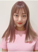【DOUBLE.N新小岩】ぷつっとカット/ペールピンク