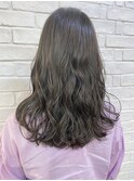 ブリーチなしでグレージュカラー☆