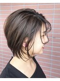 艶と動きのあるナチュラルショート